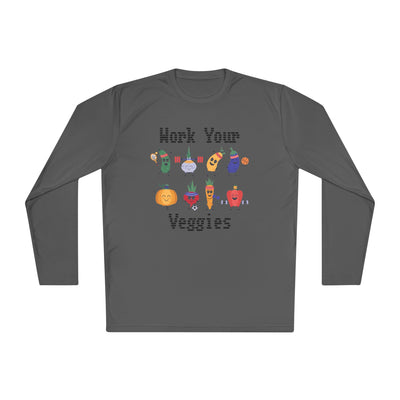 T-Shirt: Work Your Veggies - Lightweight Long Sleeve Tee