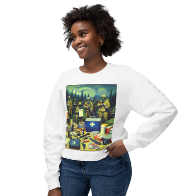 T-Shirt: Survival Team Crewneck Sweatshirt - Long-Sleeve T-Shirt