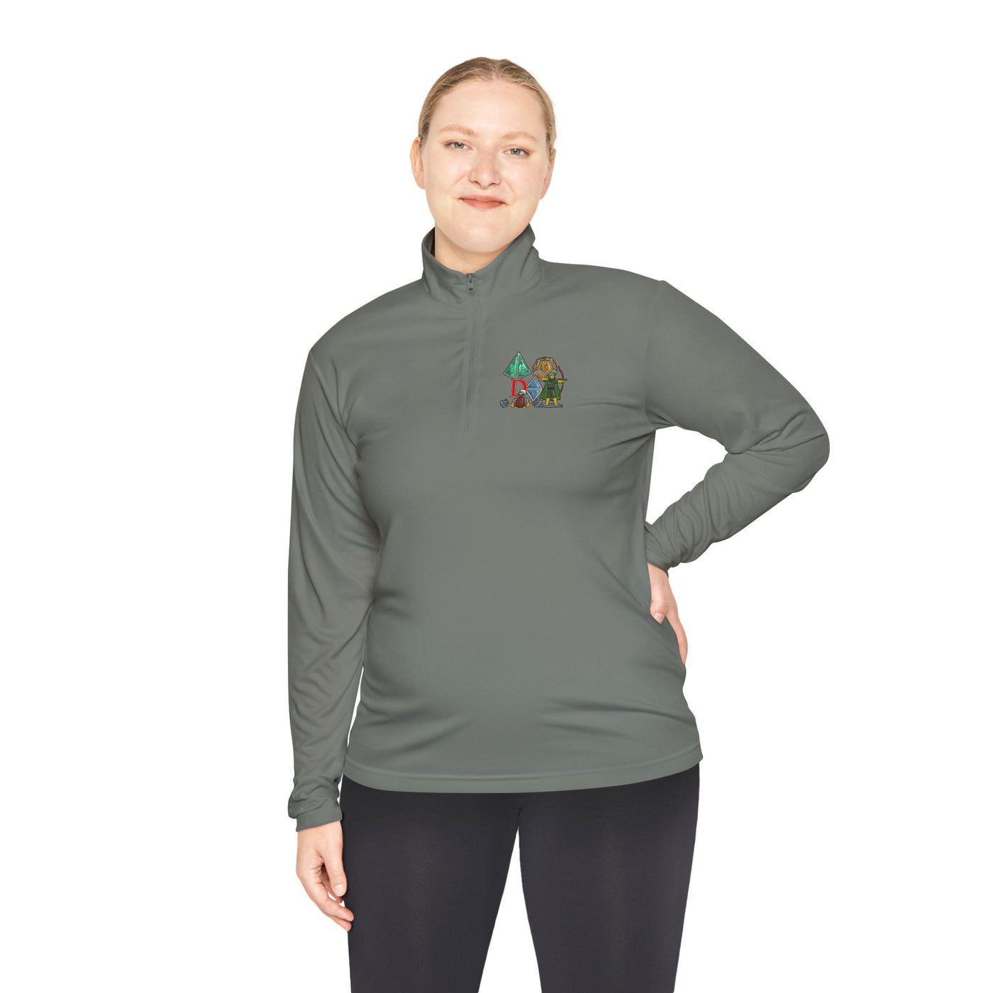 Quarter-Zip Pullover: Dungeons and Dragons Design