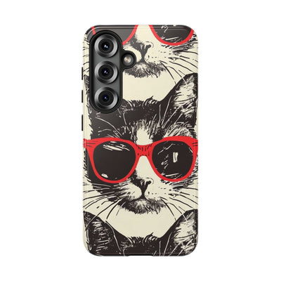 Phone Case: Sassy Cat Phone Case, Cute Cat Lovers Gift, Pet Lover Accessory, Fun Cat Phone Cover, Stylish Gadget Protection