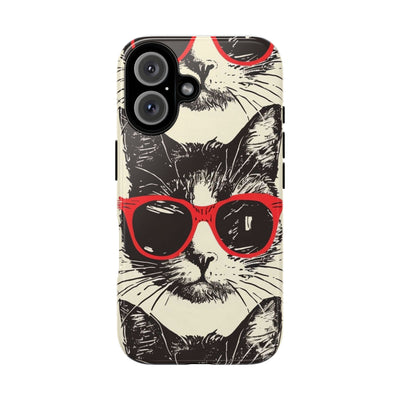 Phone Case: Sassy Cat Phone Case, Cute Cat Lovers Gift, Pet Lover Accessory, Fun Cat Phone Cover, Stylish Gadget Protection