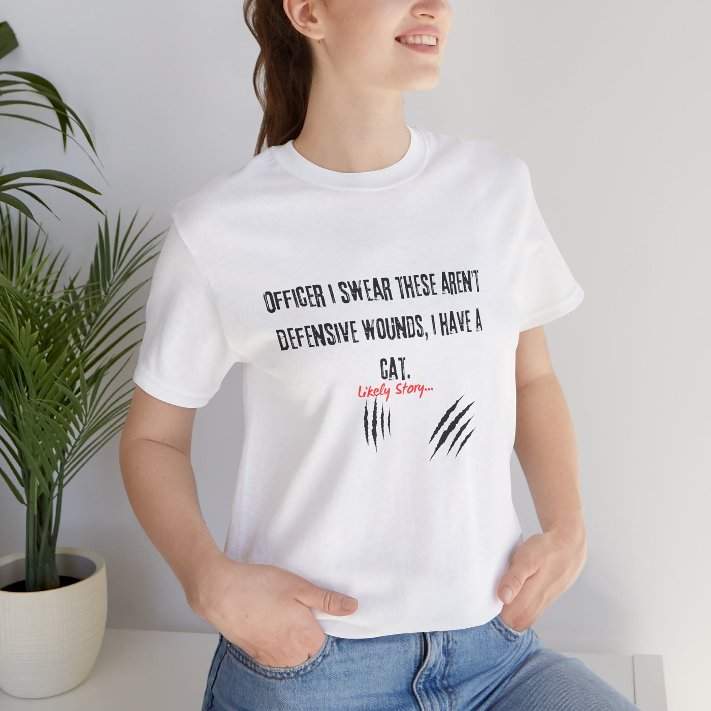 T-shirt: True Crime Joke | Cat Scratches