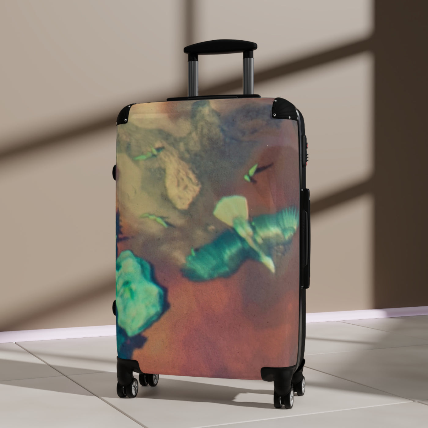 Whimsical Travel Suitcase - Unique Carry-On Luggage for Adventurers, Personalized Vacation Gear, Perfect Travel Gift, Art-Inspired Design