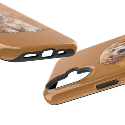 Dog Lover Magnetic Phone Case, Cute Pet Cases for iPhone, Dog-themed Phone Covers, Golden Retriever Case, Gifts for Dog Owners
