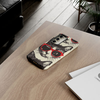 Phone Case: Sassy Cat Phone Case, Cute Cat Lovers Gift, Pet Lover Accessory, Fun Cat Phone Cover, Stylish Gadget Protection