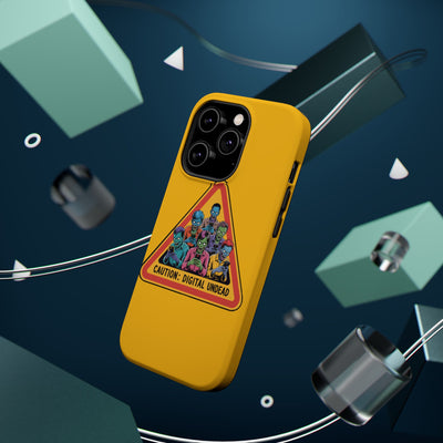 Phone Case: Zombie-Themed Tough Case for iPhone, Caution Digital Undead Phone Cover, Phone Accessory for Halloween, Unique Gift Idea, Trendy Phone [...]