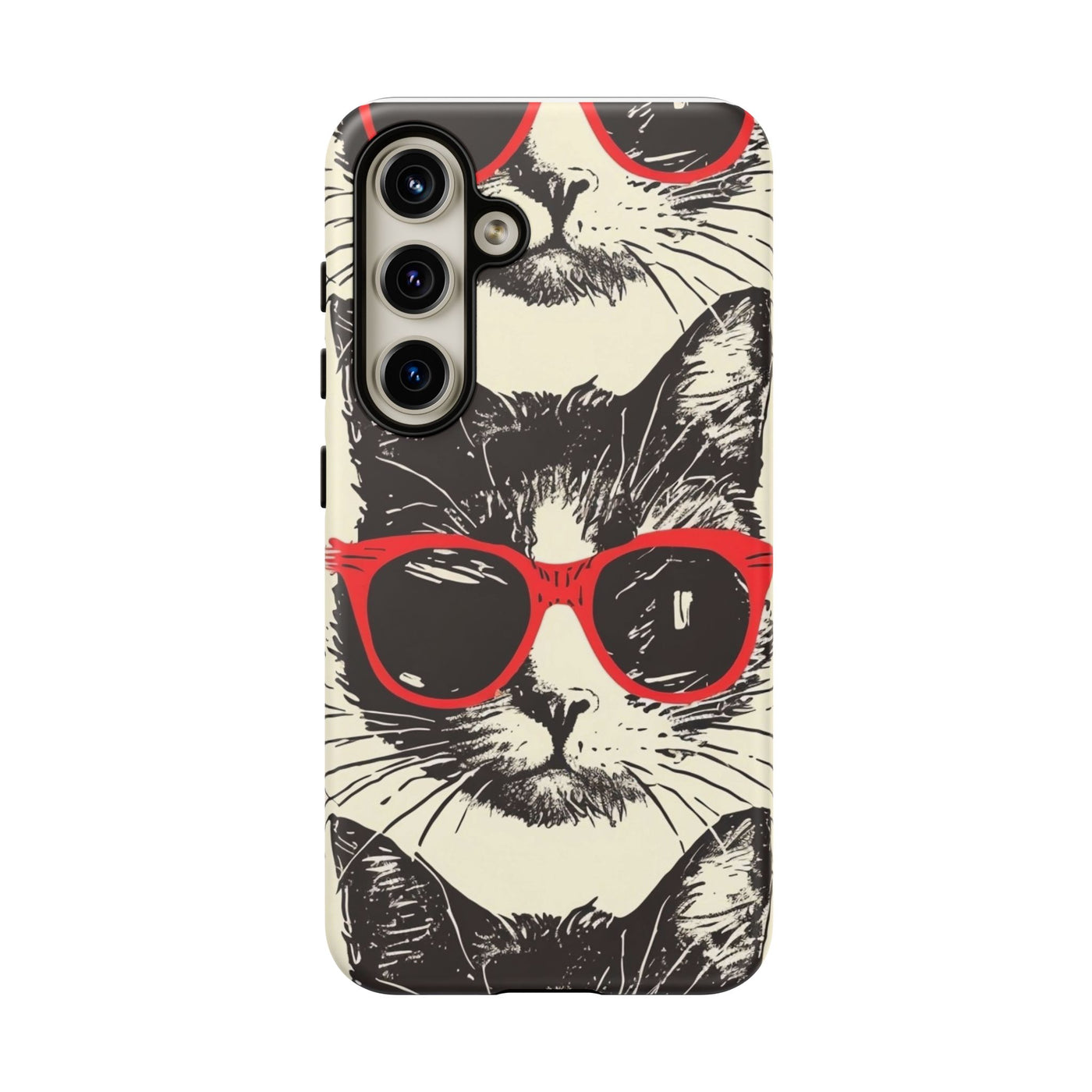 Phone Case: Sassy Cat Phone Case, Cute Cat Lovers Gift, Pet Lover Accessory, Fun Cat Phone Cover, Stylish Gadget Protection