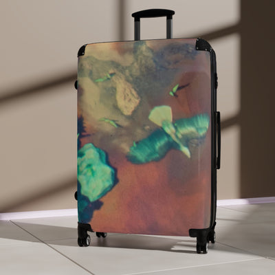 Whimsical Travel Suitcase - Unique Carry-On Luggage for Adventurers, Personalized Vacation Gear, Perfect Travel Gift, Art-Inspired Design