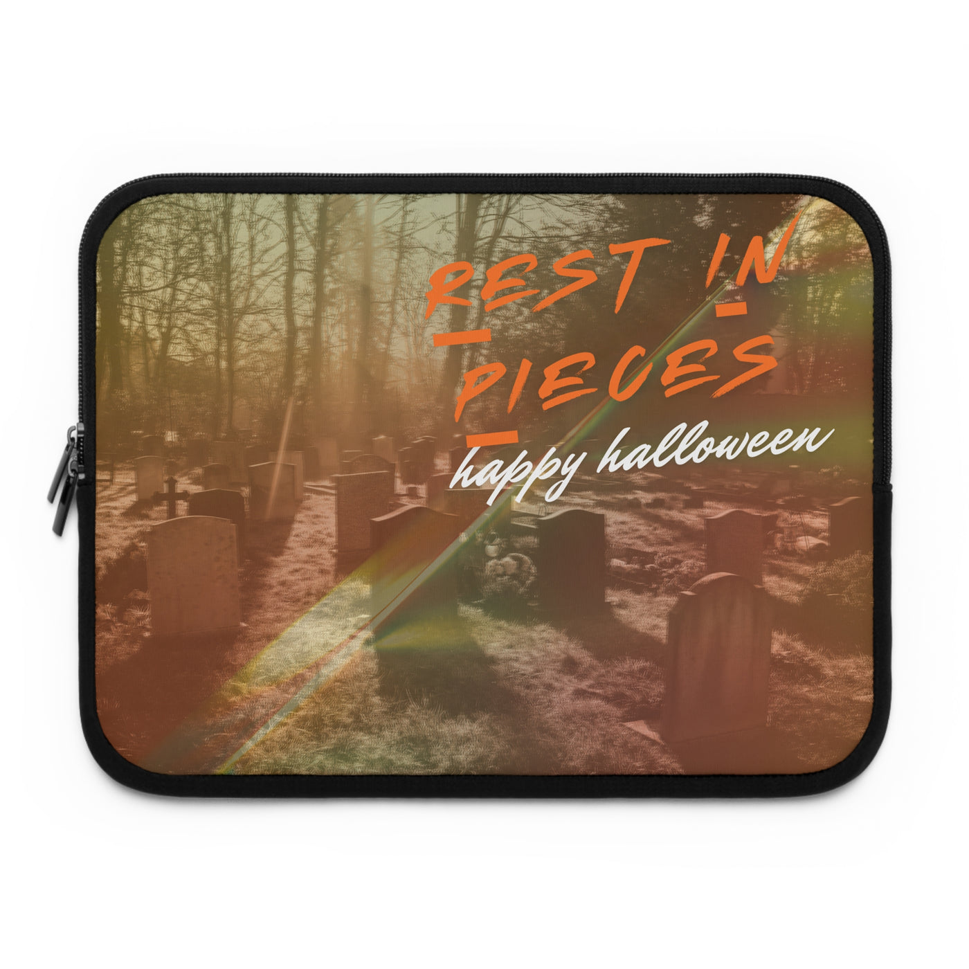 Laptop Sleeve: Rest In Pieces Design