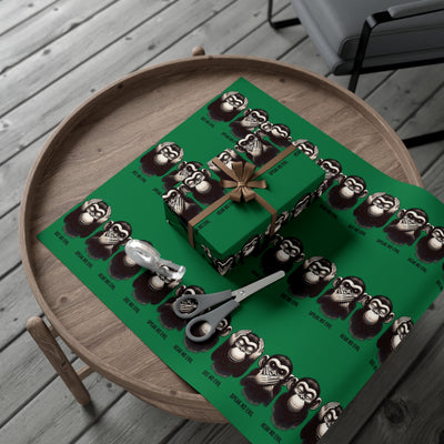 Wrapping Paper: No Evil - Trio of Monkeys