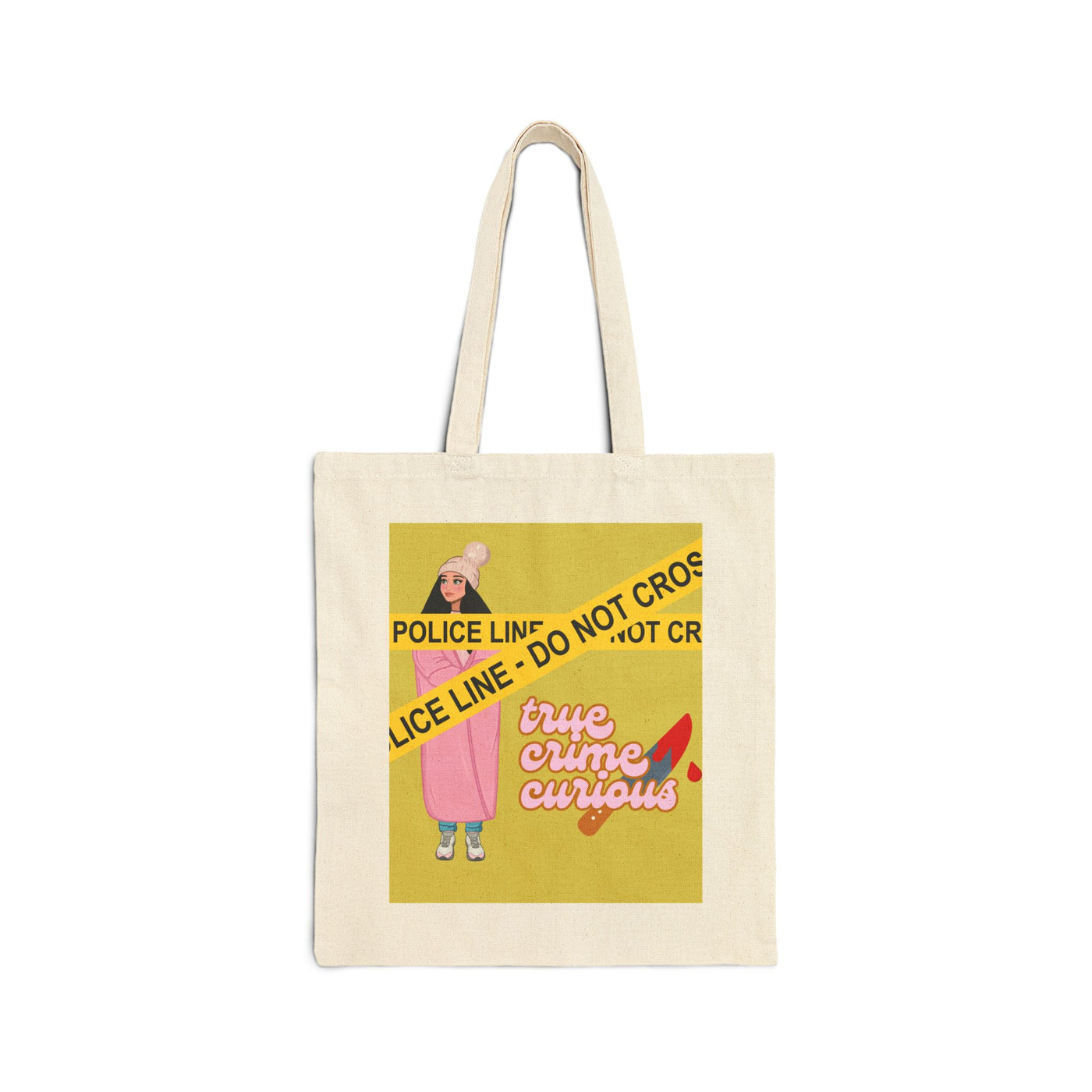 Tote Bag: True Crime Curious | Cute and Cozy edition