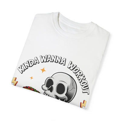 T-Shirt: Funny Workout & Tacos Unisex T-Shirt - Perfect for Food Lovers