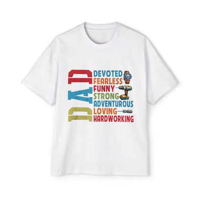 Dad Appreciation Heavy Oversized Tee, Gifts for Father's Day, Funny Dad Shirt, Casual Wear, Birthday Gift for Dad