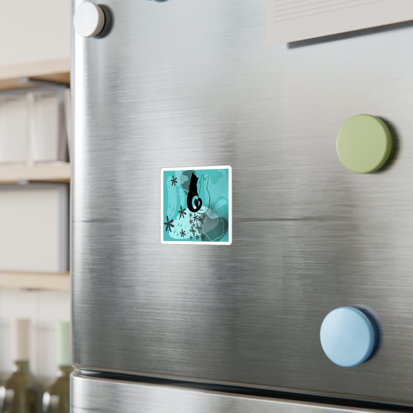 Sticker: Cats Joined to the Hip | Vinyl Decals