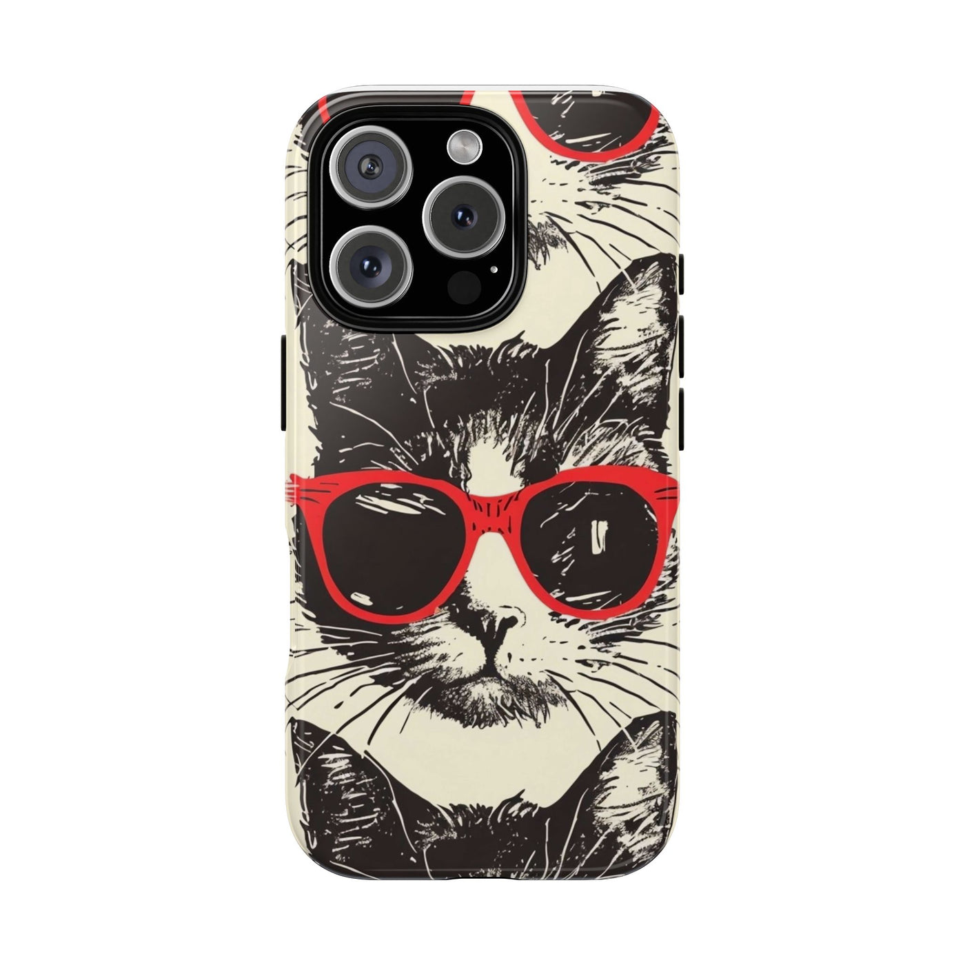 Phone Case: Sassy Cat Phone Case, Cute Cat Lovers Gift, Pet Lover Accessory, Fun Cat Phone Cover, Stylish Gadget Protection
