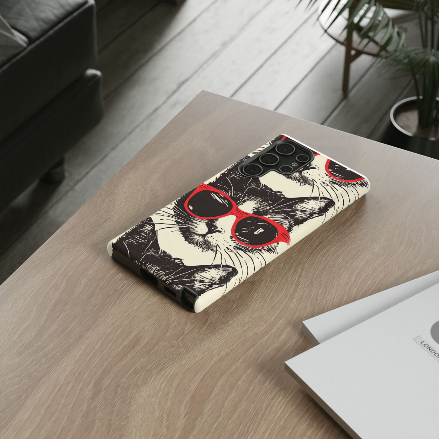 Phone Case: Sassy Cat Phone Case, Cute Cat Lovers Gift, Pet Lover Accessory, Fun Cat Phone Cover, Stylish Gadget Protection