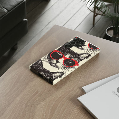 Phone Case: Sassy Cat Phone Case, Cute Cat Lovers Gift, Pet Lover Accessory, Fun Cat Phone Cover, Stylish Gadget Protection