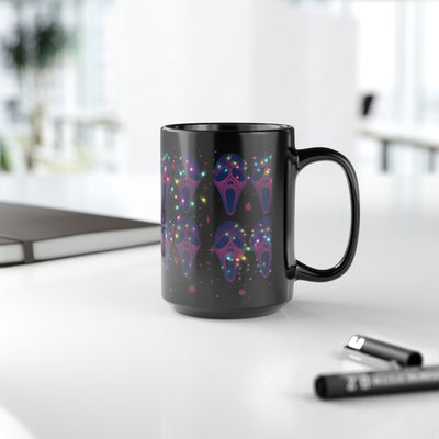 Mug: Scream with Christmas lights