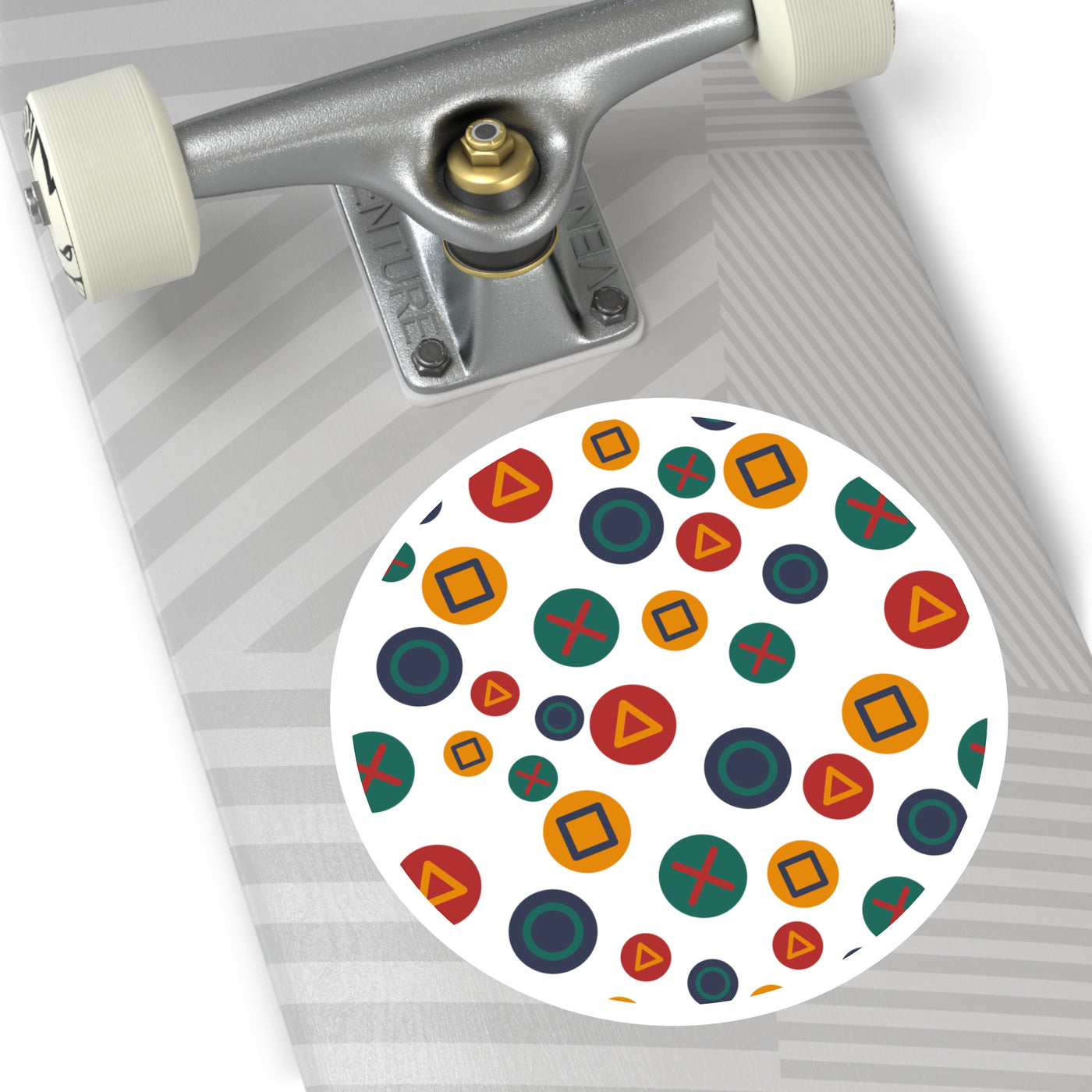 Stickers: Gamer Button Design | Round Style