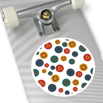 Stickers: Gamer Button Design | Round Style