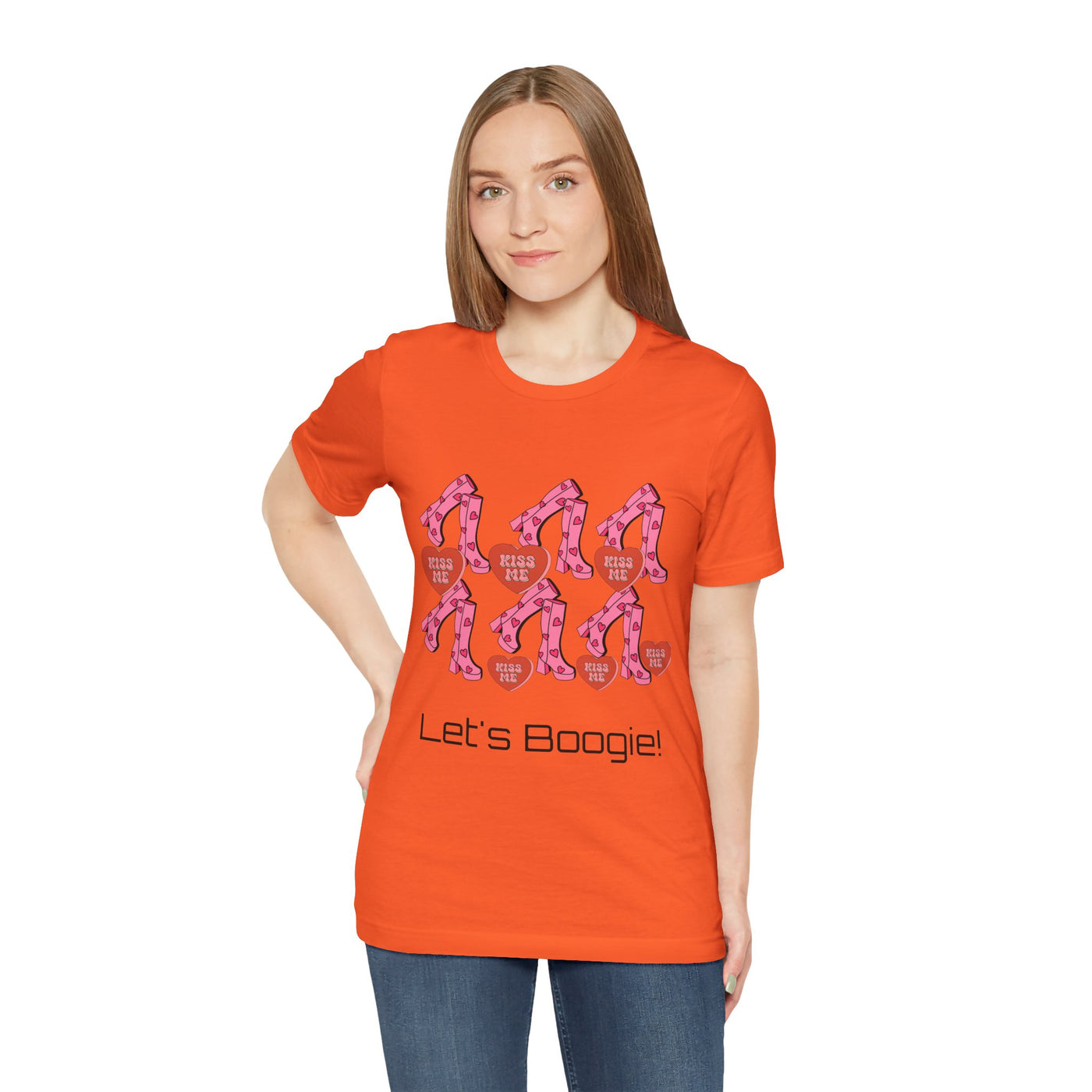 T-Shirt: Let's Boogie! | Jersey Fabric