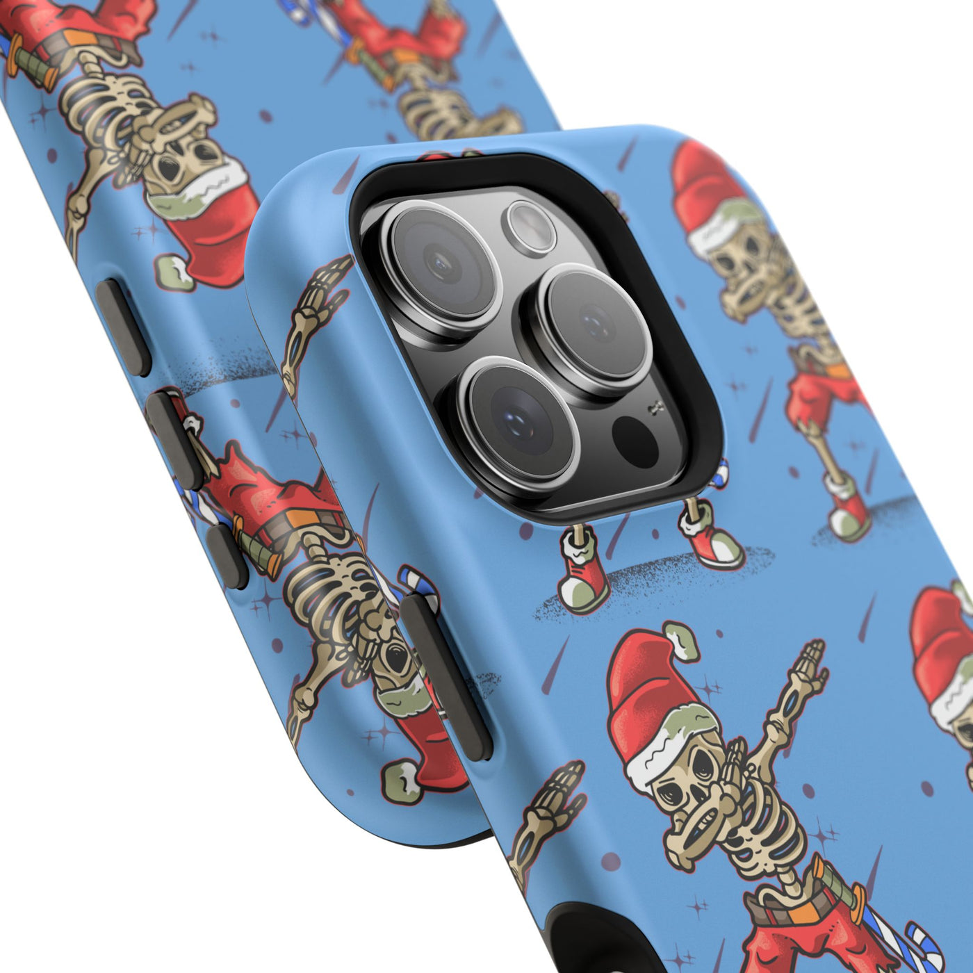 Santa Skelly Celly Phone Case | Durable & MagSafe Compatible
