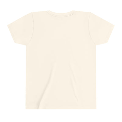 Cute Elves Youth T-Shirt in cream.