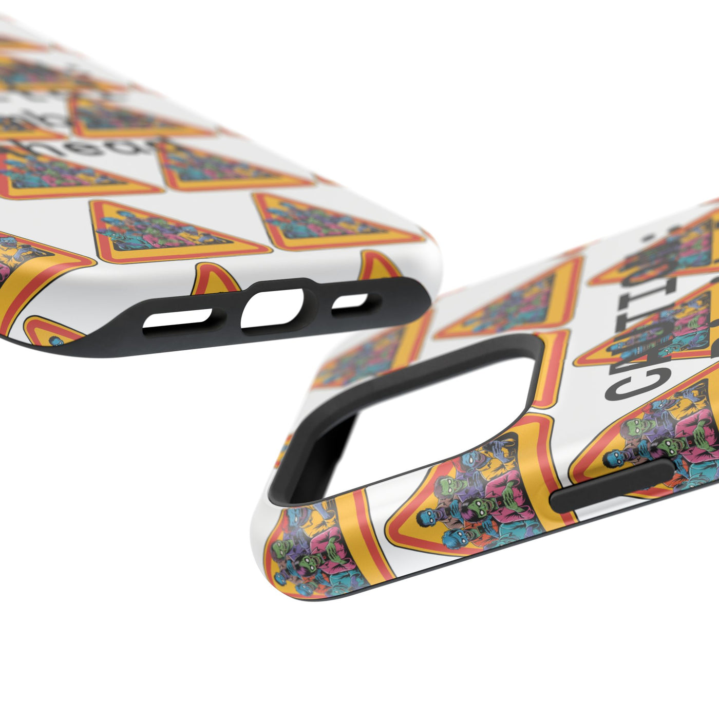 Phone Case: Caution: Digital Zombie Ahead Phone Case | Quirky Smartphone Protection, Unique Gift, Trendy Accessory, Fun Design, Geeky Style