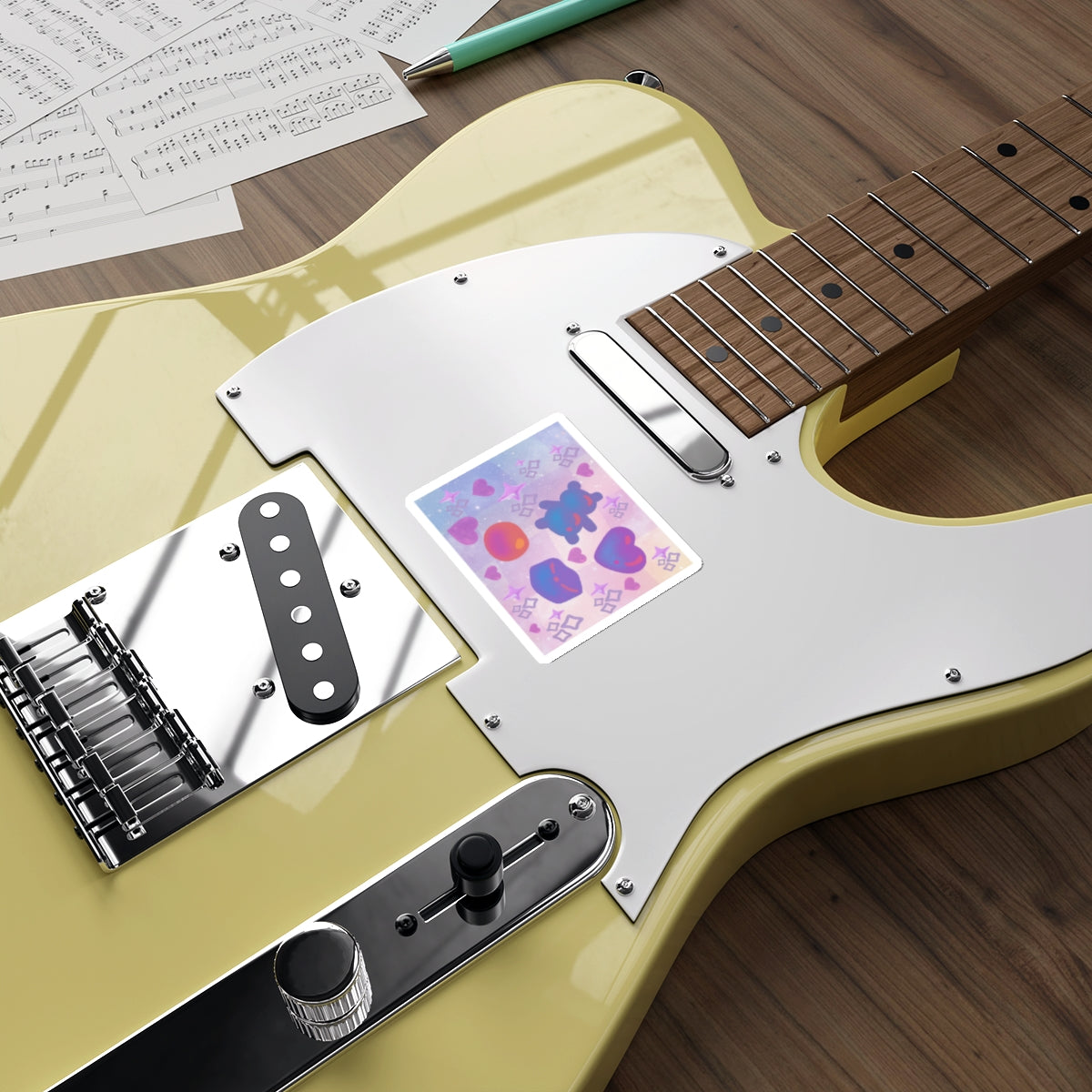 Die Cut Stickers: Purple Gummy Gummy Design