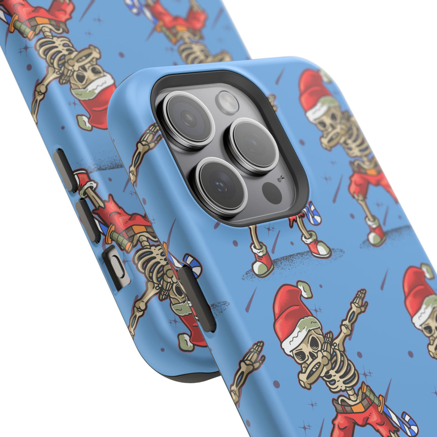 Santa Skelly Celly Phone Case | Durable & MagSafe Compatible