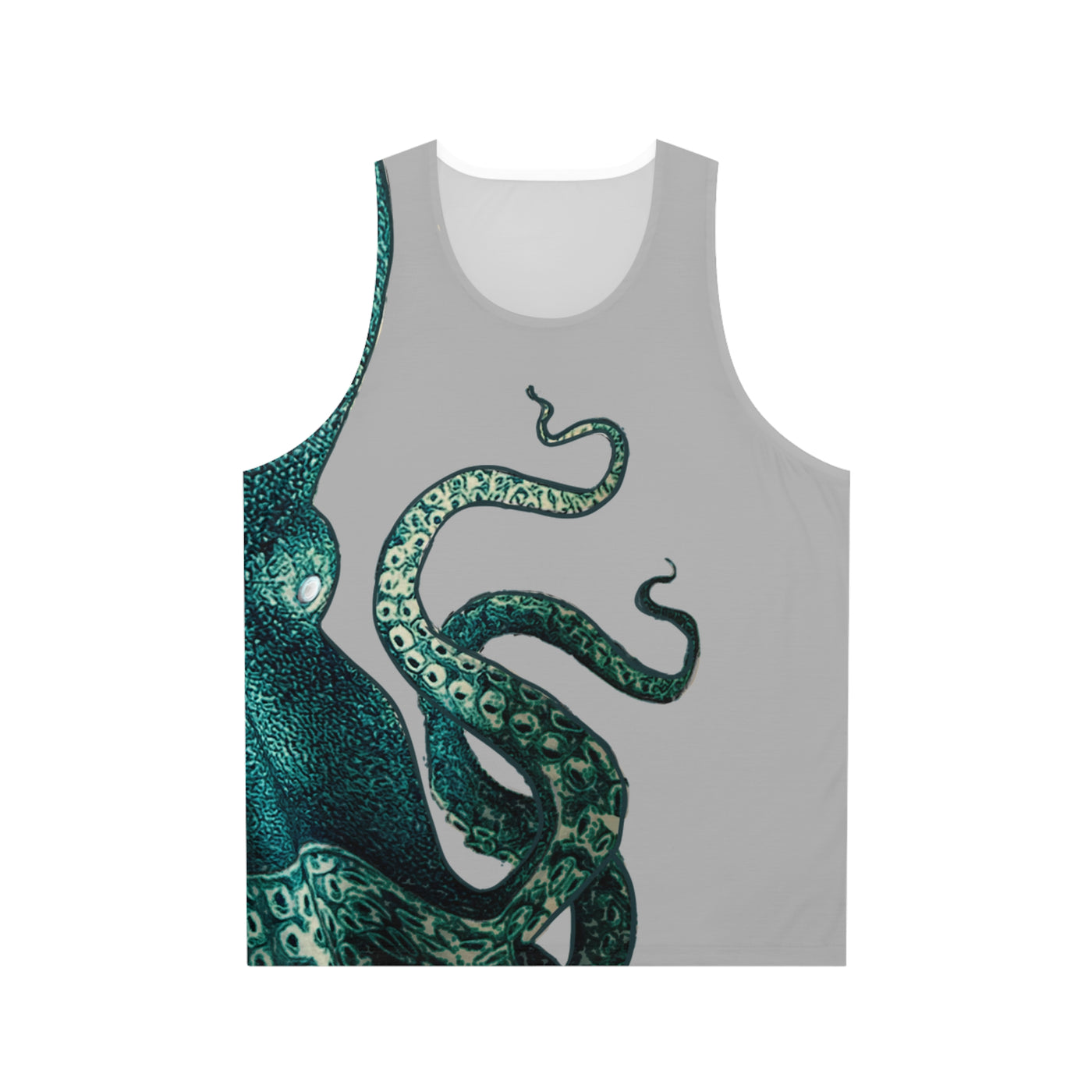 Tank Top: Ocean-Inspired Top with Octopus Design - Perfect for Beach Days & Summer Outings