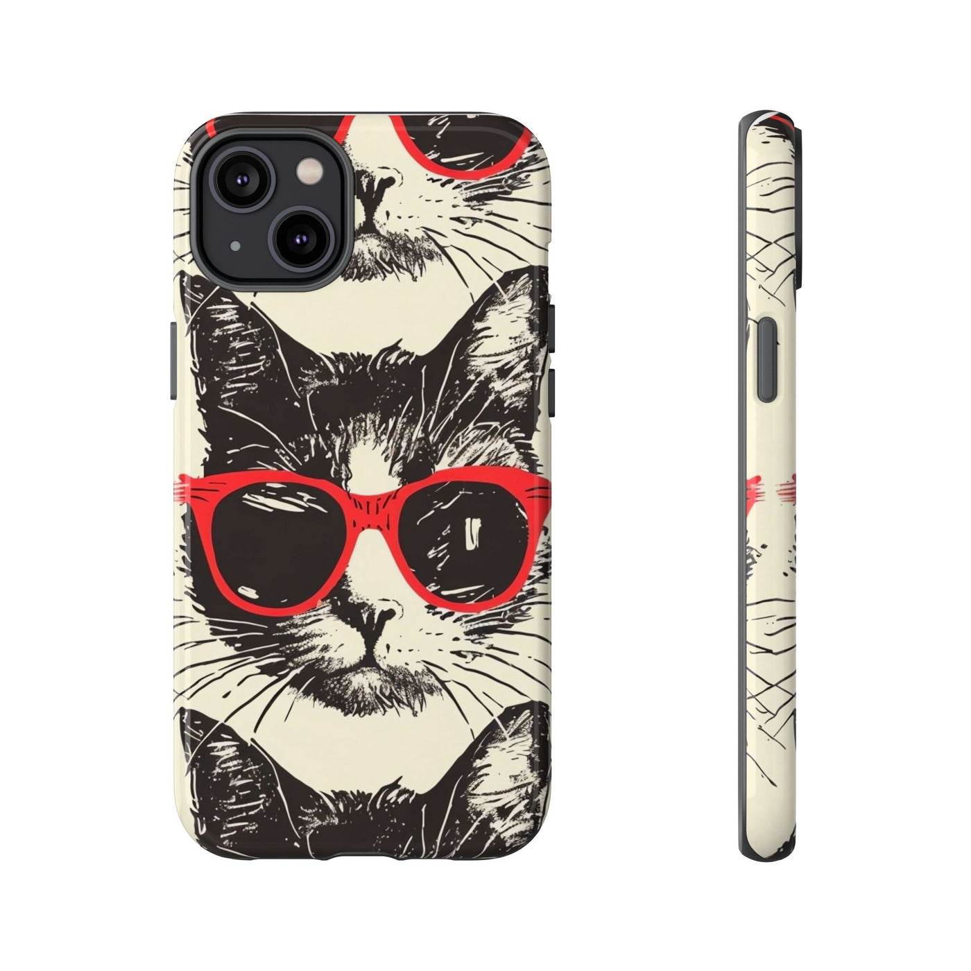 Phone Case: Sassy Cat Phone Case, Cute Cat Lovers Gift, Pet Lover Accessory, Fun Cat Phone Cover, Stylish Gadget Protection