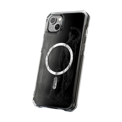 Phone Case:  Subtle Antique Skeletons Magnetic Clear Impact Case for iPhone