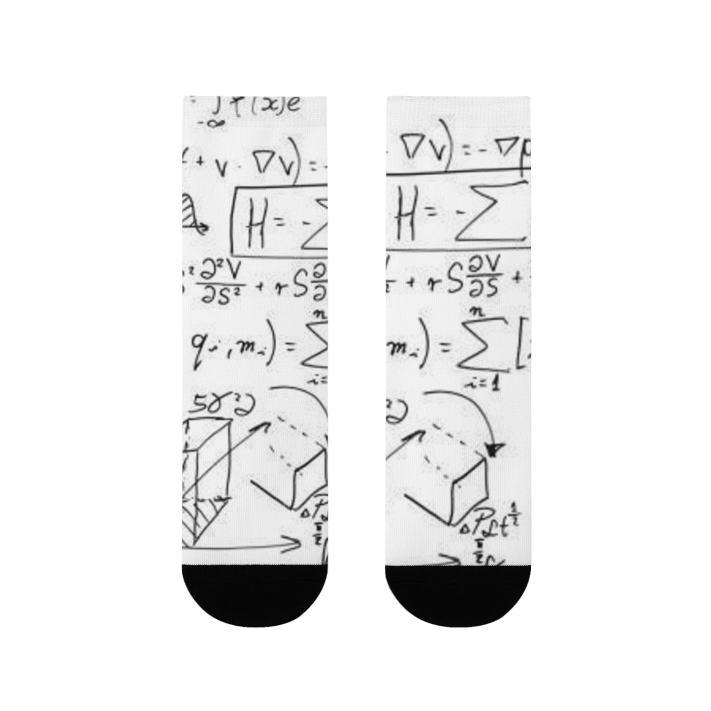 Math Crew Socks - Sublimation Crew Socks