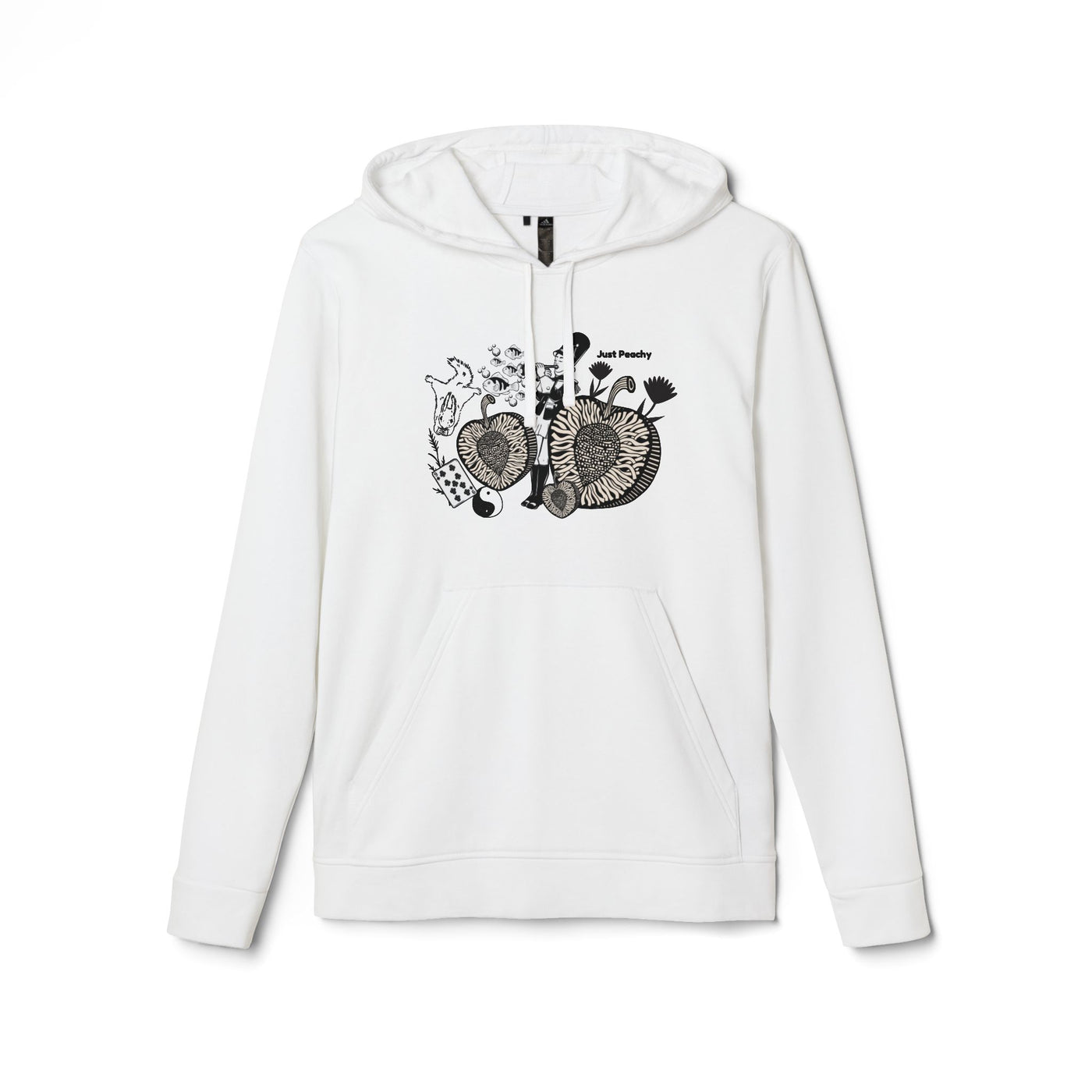 Fleece Hoodie: Just Peachy
