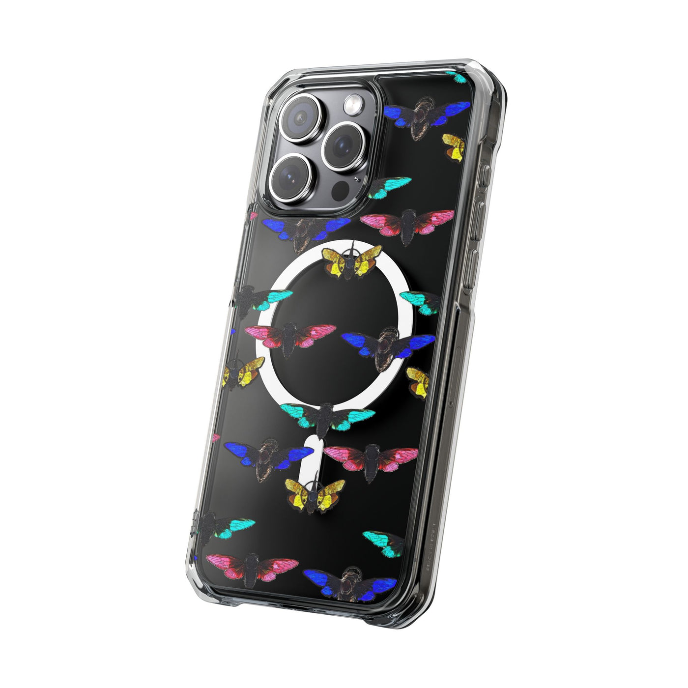 Phone Case: Magnetic Glow Moth Clear Impact Iphone Case