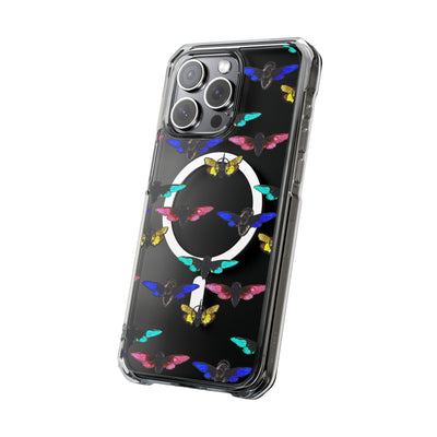 Phone Case: Magnetic Glow Moth Clear Impact Iphone Case