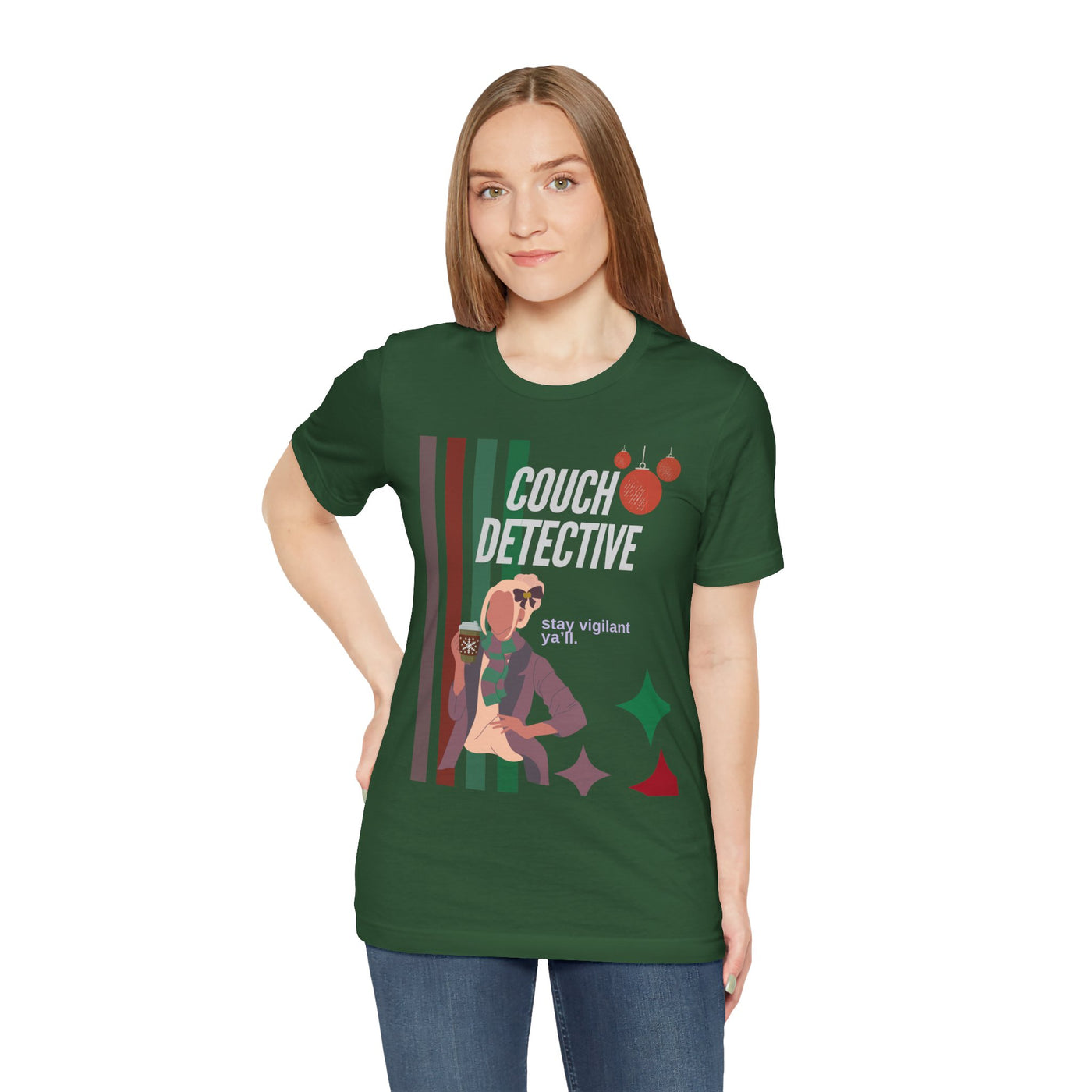 T-shirt: Couch Detective | Stay Vigilant | Holiday Edition
