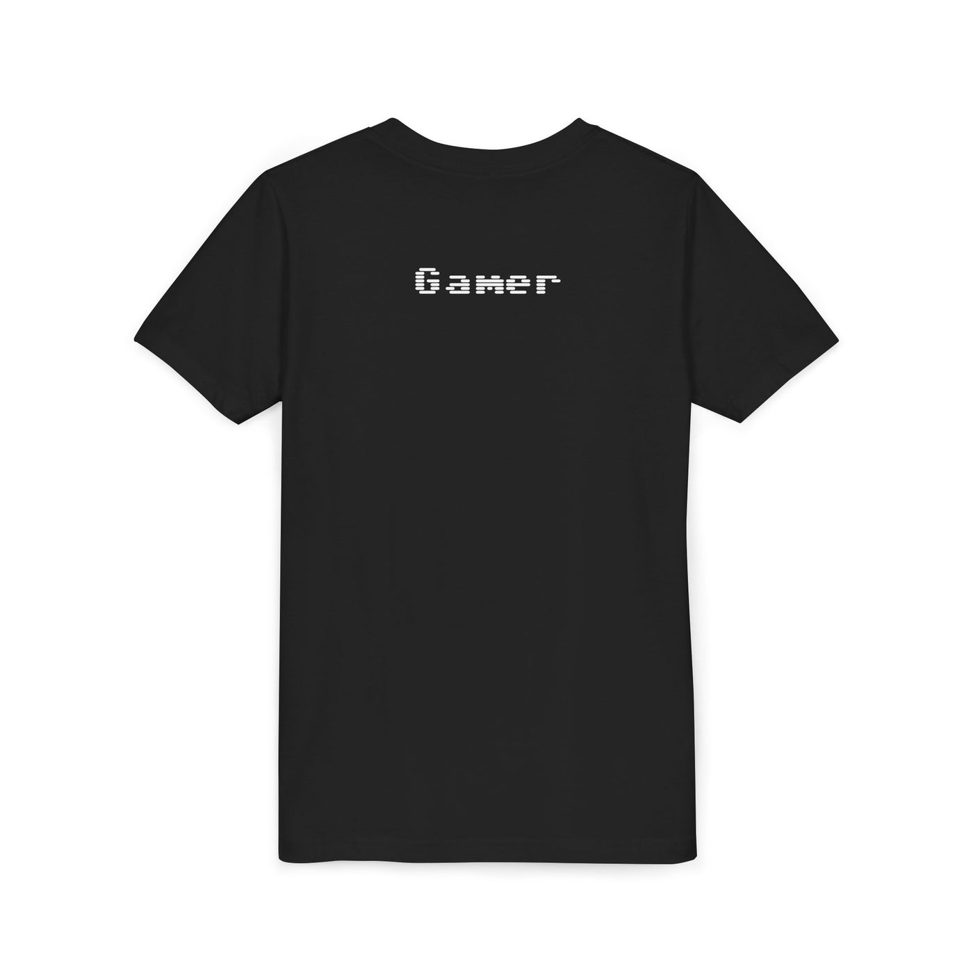 T-Shirt: Youth Gaming Graphic Tee with Colorful Controller Design - Gamer / Game Over