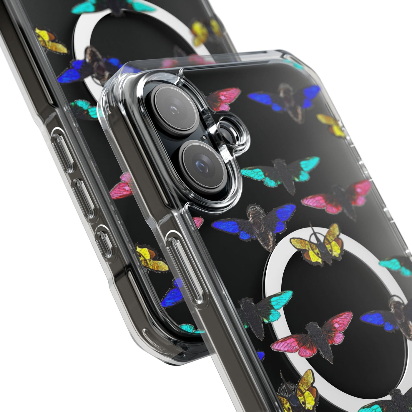 Phone Case: Magnetic Glow Moth Clear Impact Iphone Case