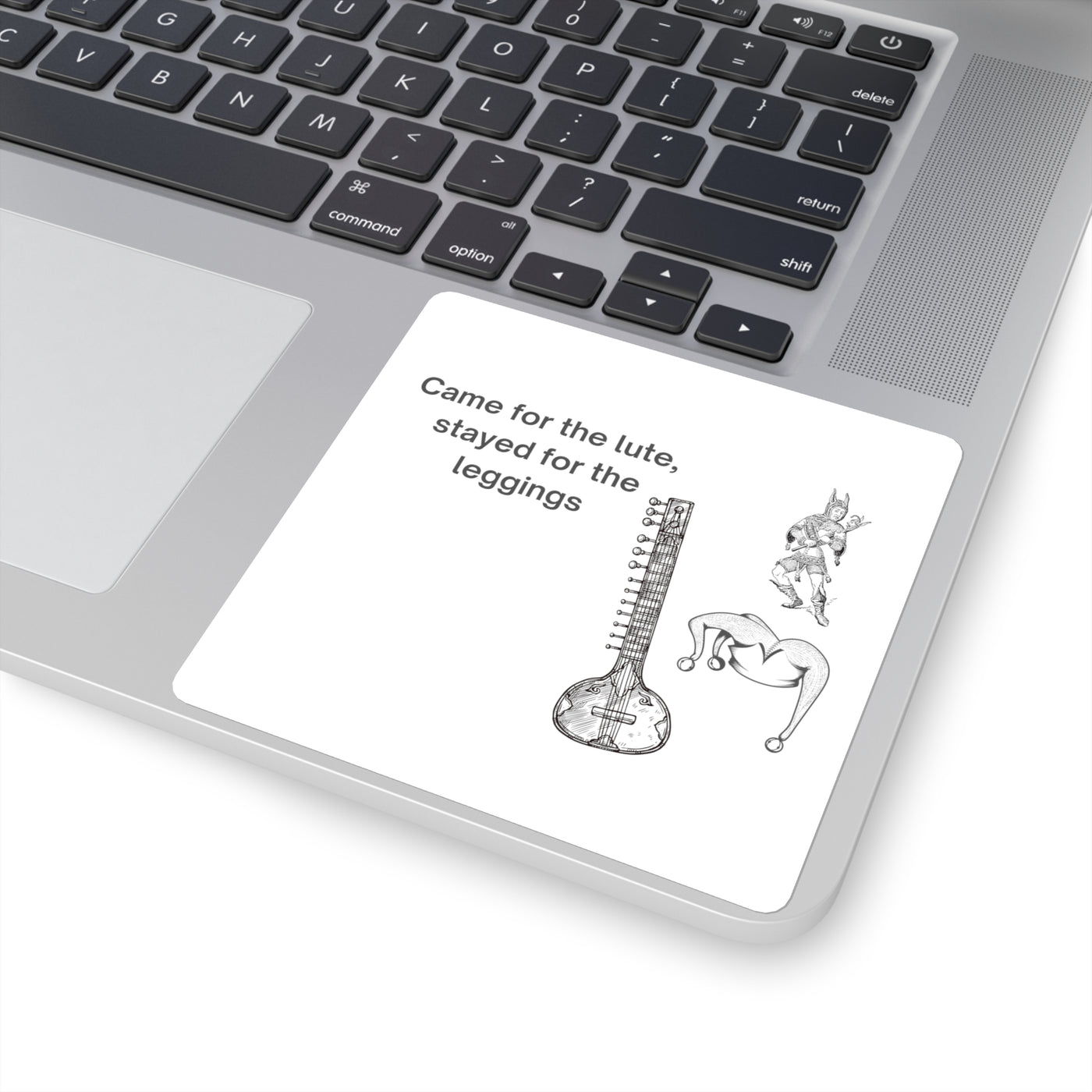 Sticker: Corny Medieval Romance Line| Square
