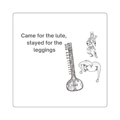 Sticker: Corny Medieval Romance Line| Square