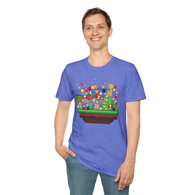 T-Shirt: Happy New Year Gamer Design | Retro