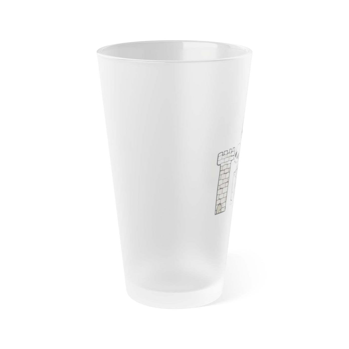 Pint Glass: DnD with your mates | Frosted | Gamers