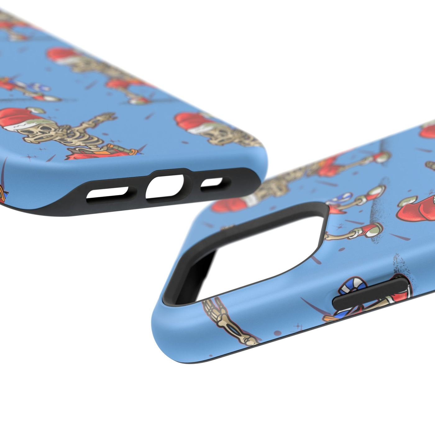Santa Skelly Celly Phone Case | Durable & MagSafe Compatible