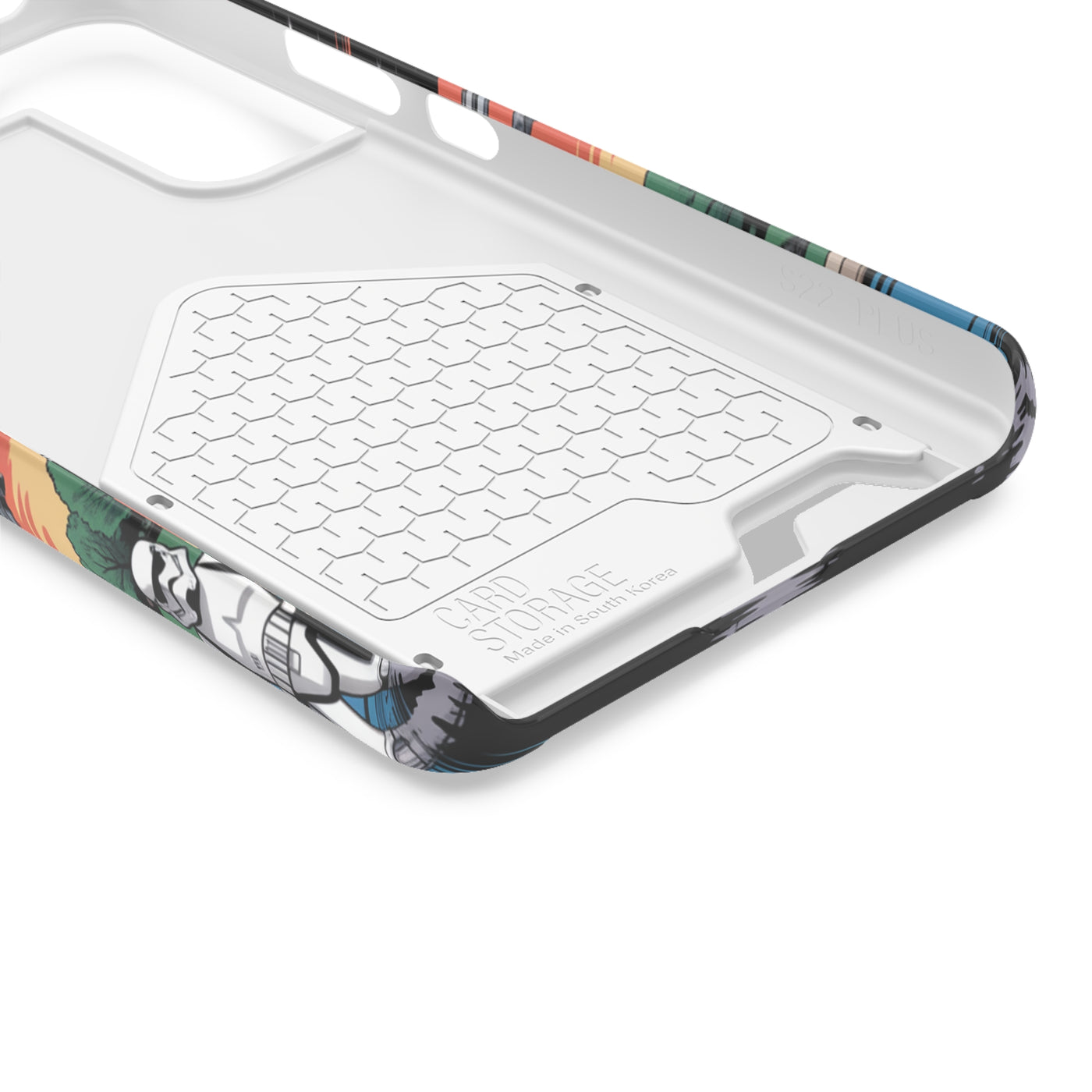 Phone Case: Galaxy-Inspired Phone Case with Card Holder, Space-Themed Gift, Star Wars-Inspired Design, Geek Accessories, Unique Phone Cover