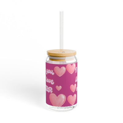 Glass: Book nerd TBR Mug with Straw
