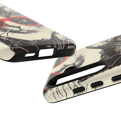 Phone Case: Sassy Cat Phone Case, Cute Cat Lovers Gift, Pet Lover Accessory, Fun Cat Phone Cover, Stylish Gadget Protection