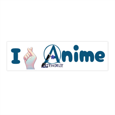 Bumper Stickers: Fingerheart Anime Love