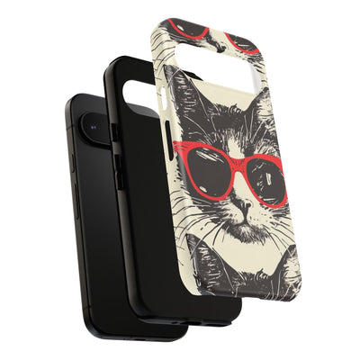 Phone Case: Sassy Cat Phone Case, Cute Cat Lovers Gift, Pet Lover Accessory, Fun Cat Phone Cover, Stylish Gadget Protection